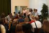 Herr Porrmann, Frau Laue, Frau Fritz und die beiden Klassenleiterinnen Frau Werlich und Frau Pfeufer.